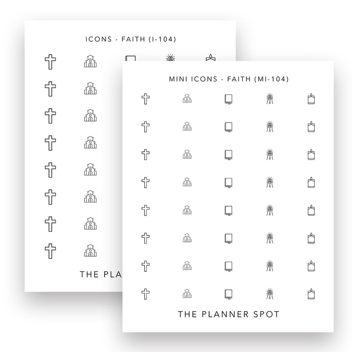 Icon Stickers - Faith
