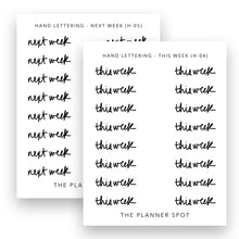 Load image into Gallery viewer, Hand Lettering Stickers - Headers