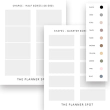 Load image into Gallery viewer, Transparent Shapes - Boxes