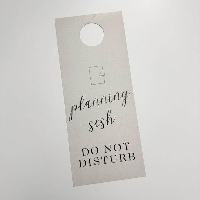 Door Hanger Card - Planning Sesh