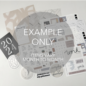 Monthly Subscription - THE MONTHLY EDIT + FULL STICKER KIT COMBO