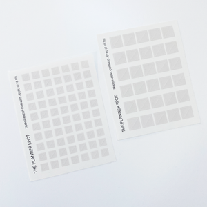 Transparent Planner Stickers - Corners