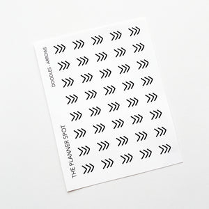 Doodle Planner Stickers - Arrows