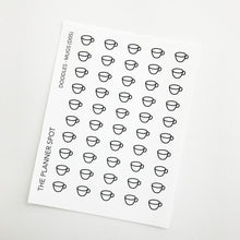 Load image into Gallery viewer, Doodle Planner Stickers - Mugs