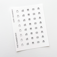 Load image into Gallery viewer, Icon Planner Stickers - Occasions 2