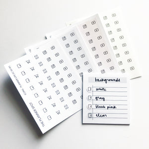 Icon Planner Stickers - Planner Life