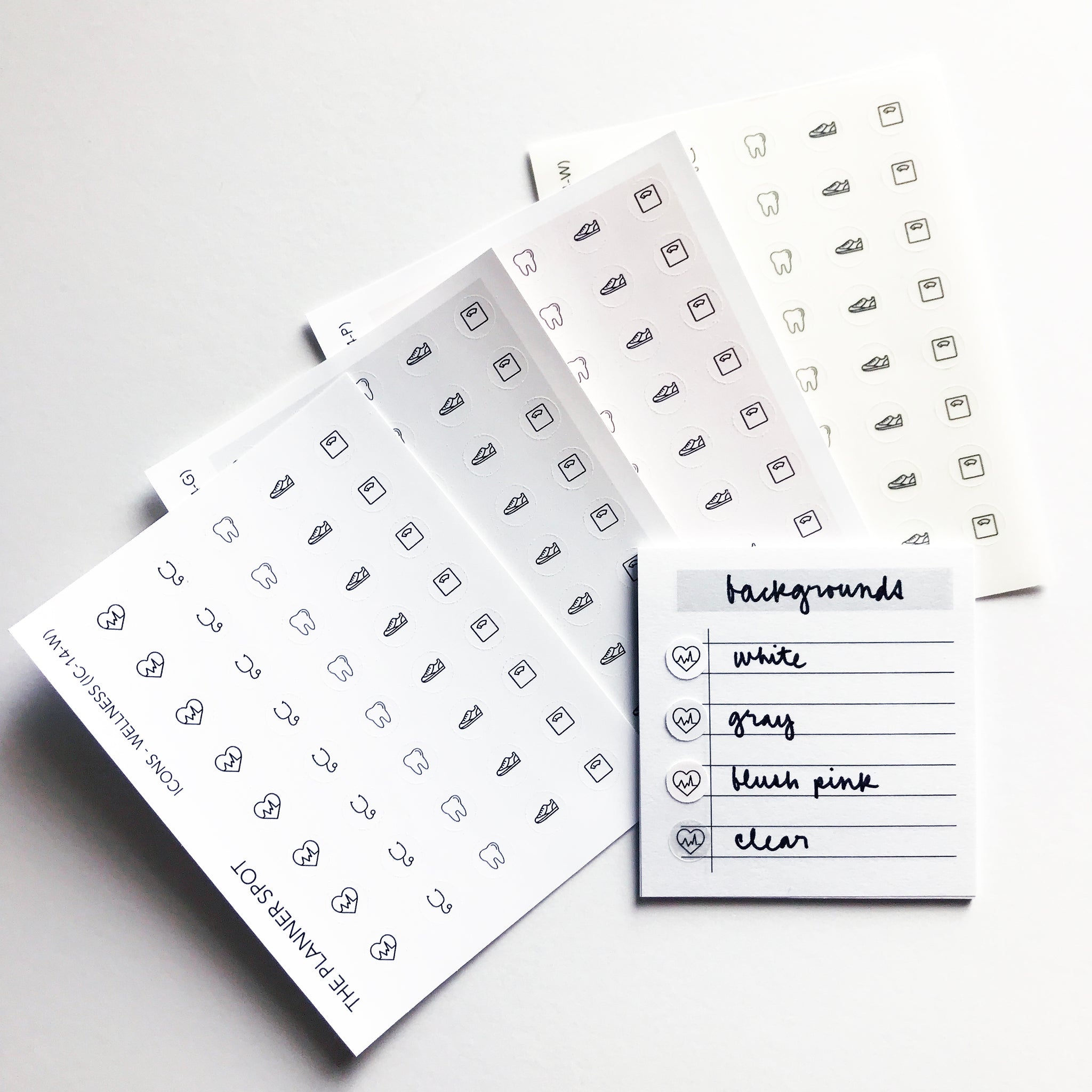 WEATHER ICONS Transparent Stickers Bullet Journal Planner stickers