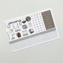 Load image into Gallery viewer, Planner Sticker Kit - January &quot;Super Fresh&quot;