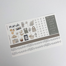 Load image into Gallery viewer, Planner Sticker Kit - March &quot;Flourish&quot;
