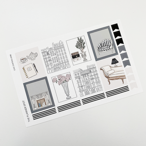 Planner Sticker Kit - April "Chic Chateau"