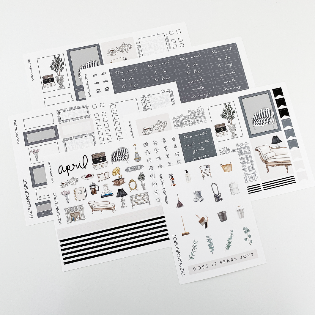Planner Sticker Kit - April 