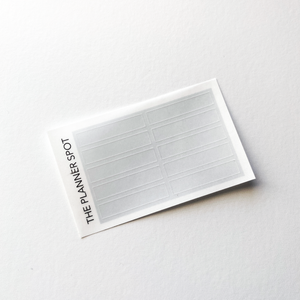 Mini Sticker Sheets - Transparent Strips