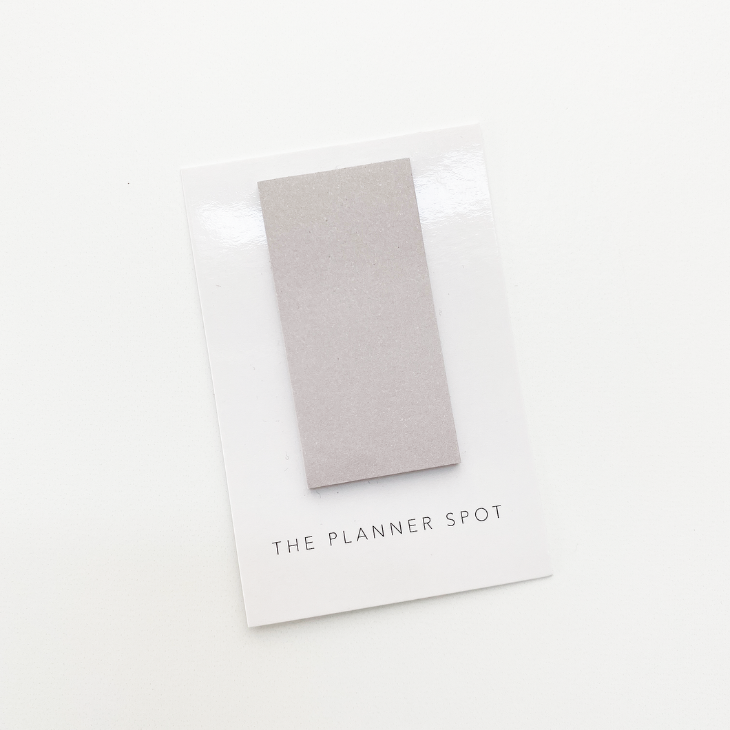 Sticky Notes - 2x1 Rectangle Taupe