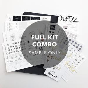 Monthly Subscription - FULL STICKER KIT + STATIONERY COMBO